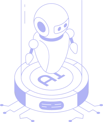 AI robot icon representing artificial intelligence